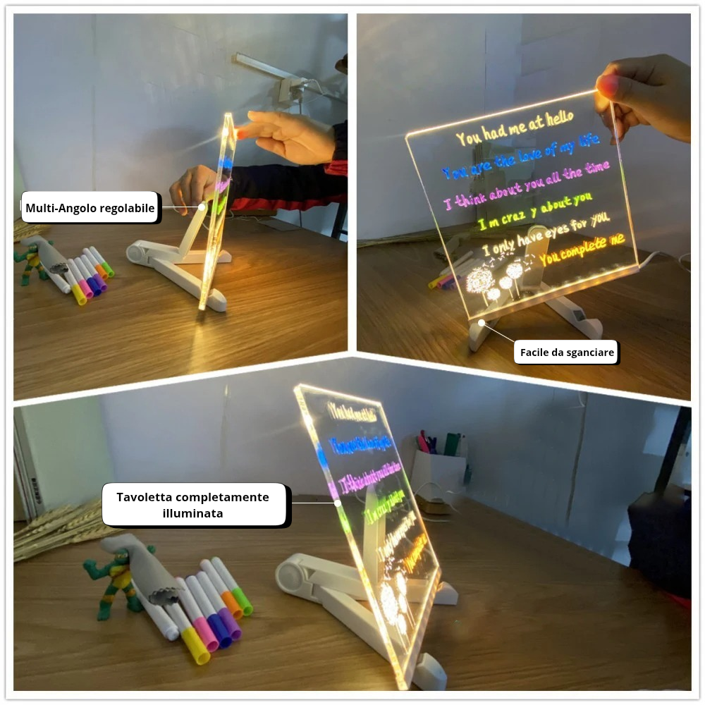 LumiBoard – Tavoletta Luminosa LED per Bambini